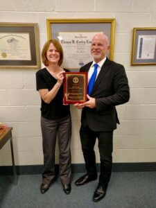 Keri Stacer with Prosecutor Rutkowski
